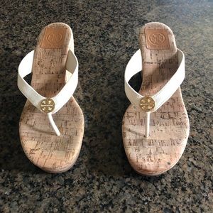 Tory Burch Off White Thora wedge